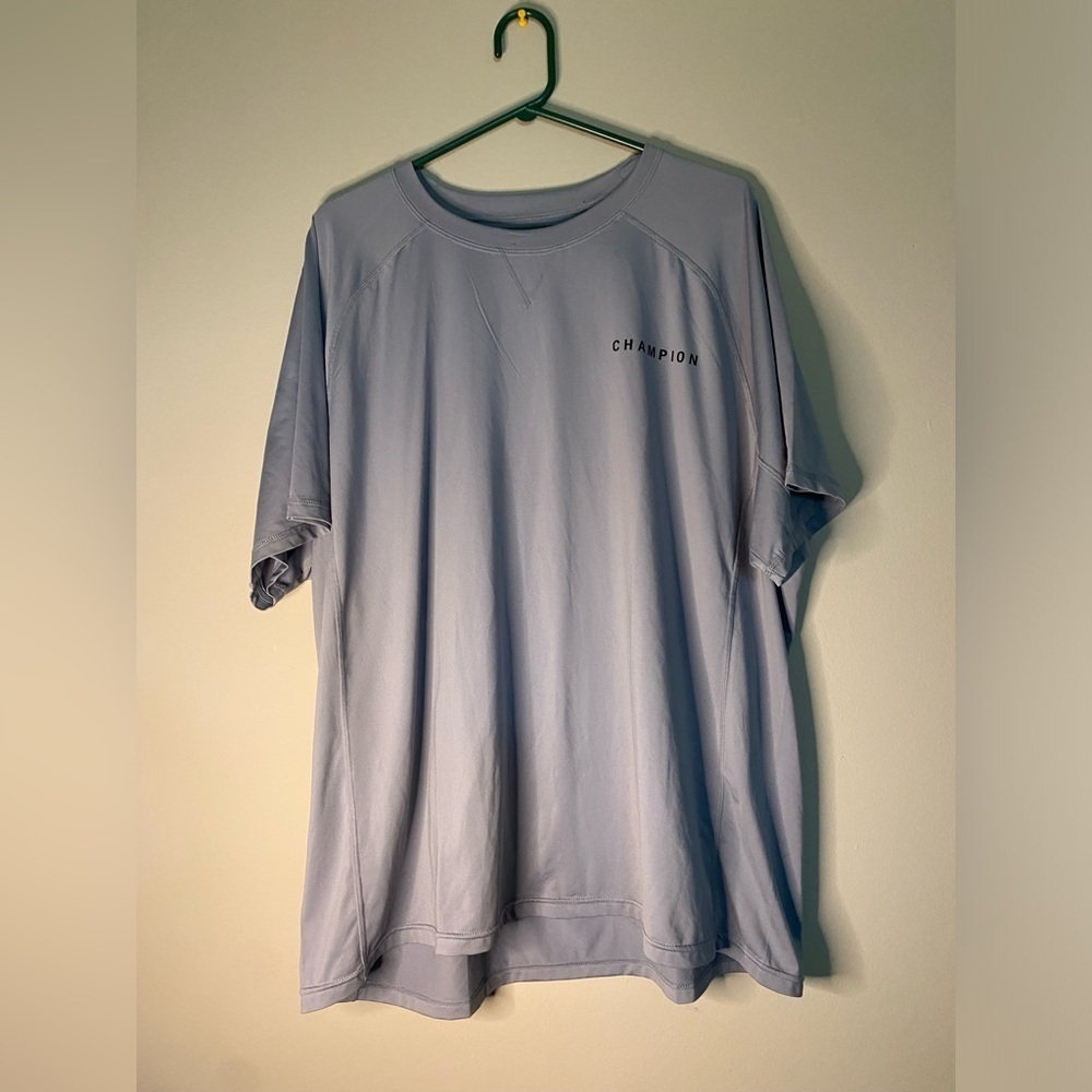 Champion Men’s Short Sleeve Grey Shirt (Size XXL) NWT
